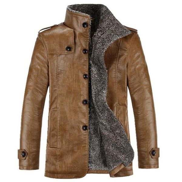 plus size 8xlleather jacket men slim warm mens washed leather motorcycle biker jackets standing collar coat outwear parka, Black
plus size 8xlleather jacket men slim warm mens washed leather motorcycle biker jackets standing collar coat outwear parka, Black