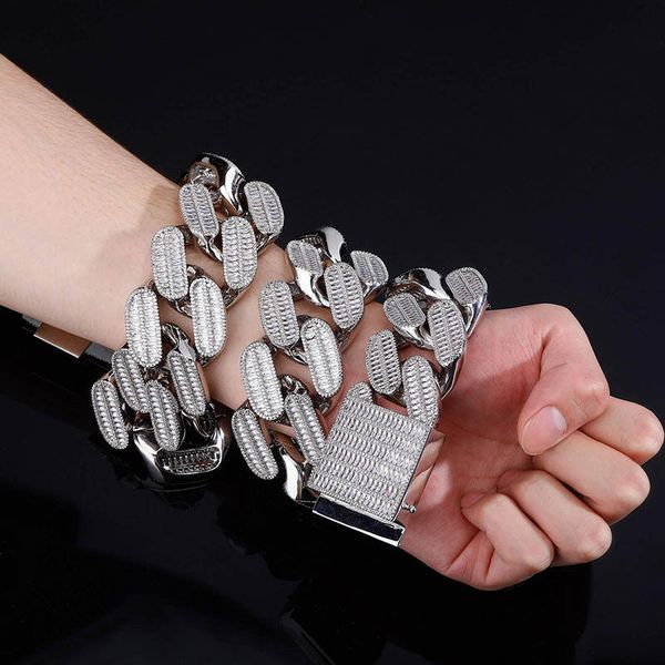 iced out 39mm cubic zircon heavy miami cuban chain necklace white gold plated mens hip hop jewelry gift, Silver
iced out 39mm cubic zircon heavy miami cuban chain necklace white gold plated mens hip hop jewelry gift, Silver