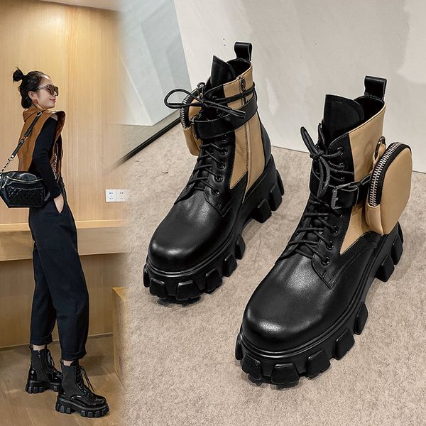 2020 autumn shoes women's leather loop-up trend storage small objects space package ankle boots o55g, Black
2020 autumn shoes women's leather loop-up trend storage small objects space package ankle boots o55g, Black