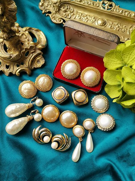 downton vintage jewelry palace gold and silver pearl earrings elegant wedding female ear clip
downton vintage jewelry palace gold and silver pearl earrings elegant wedding female ear clip