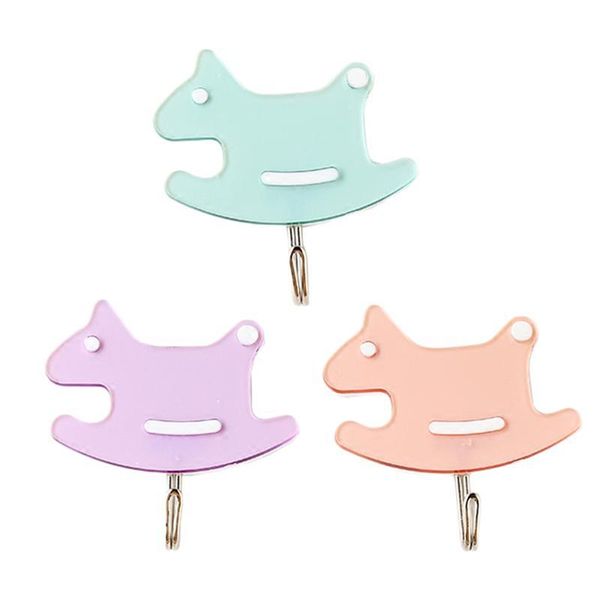 3pcs adhesive wall mounted hooks plastic cute single prong hangers home decor for bedroom bathroom
3pcs adhesive wall mounted hooks plastic cute single prong hangers home decor for bedroom bathroom