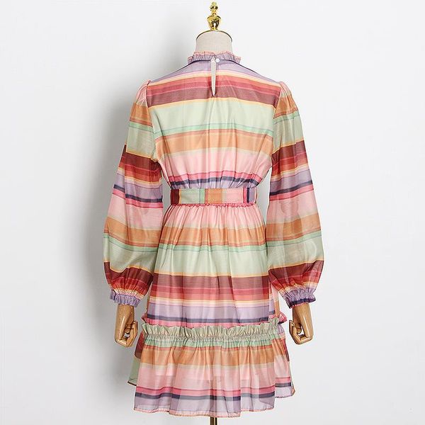 sispell stripe hit color dresses for girls stand collar lantern long sleeve ruched patchwork bowknot women's vitnage dress new, Black;gray
sispell stripe hit color dresses for girls stand collar lantern long sleeve ruched patchwork bowknot women's vitnage dress new, Black;gray