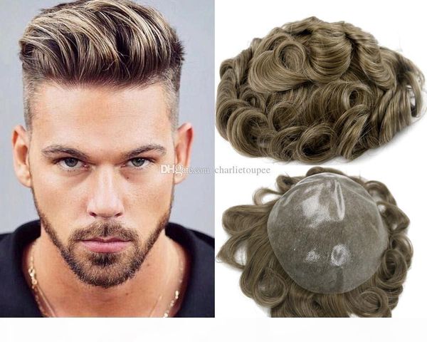 stock fashion mixed brown color toupee for thinning hair men lace men's wig hair pieces brazilian human hair replacement, Black
stock fashion mixed brown color toupee for thinning hair men lace men's wig hair pieces brazilian human hair replacement, Black