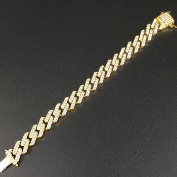 karopel fashion luxury men's hip hop gold color iced 5a cz bling heavy miami cuban link chain bracelets gift of n wmtsku, Black
karopel fashion luxury men's hip hop gold color iced 5a cz bling heavy miami cuban link chain bracelets gift of n wmtsku, Black