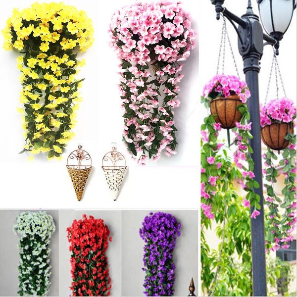 decorative flowers & wreaths 80cm diy artifical violet ivy fake flower hanging basket home garland floral wedding wall decoration
decorative flowers & wreaths 80cm diy artifical violet ivy fake flower hanging basket home garland floral wedding wall decoration