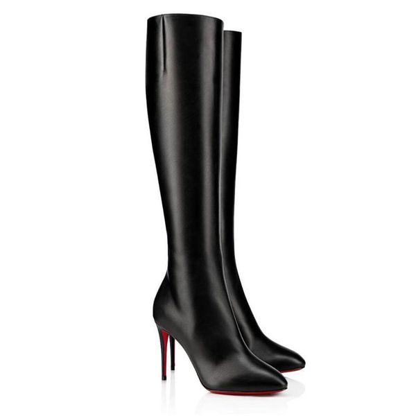 luxurys designers ladies red bottom long boots tall boot bianca botta suede leather winters boot tall boots party wedding dress thin heels, Black
luxurys designers ladies red bottom long boots tall boot bianca botta suede leather winters boot tall boots party wedding dress thin heels, Black