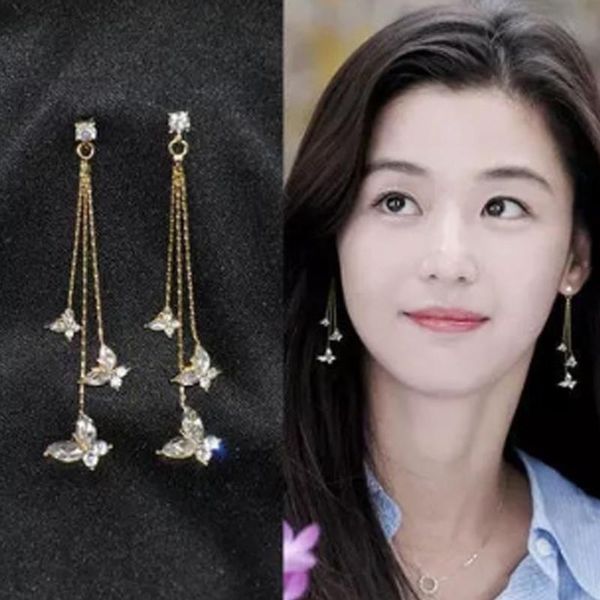 2021 New Fashion Long Pendant Alloy Trendy Women Dangle Earrings Tassel Earrings Butterfly Super Fairy Jewelry For Female, Silver
2021 New Fashion Long Pendant Alloy Trendy Women Dangle Earrings Tassel Earrings Butterfly Super Fairy Jewelry For Female, Silver