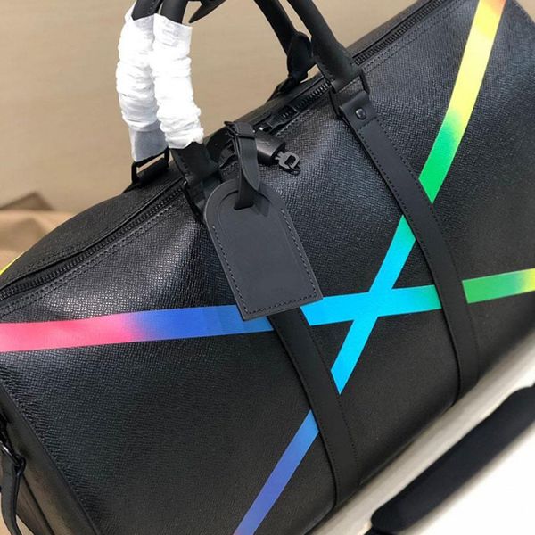 weekend duffle style bags fashion rainbow travel x bag 50cm bandouliere handbag overnight sports pattern new bag classic kvbmv, Red;black
weekend duffle style bags fashion rainbow travel x bag 50cm bandouliere handbag overnight sports pattern new bag classic kvbmv, Red;black