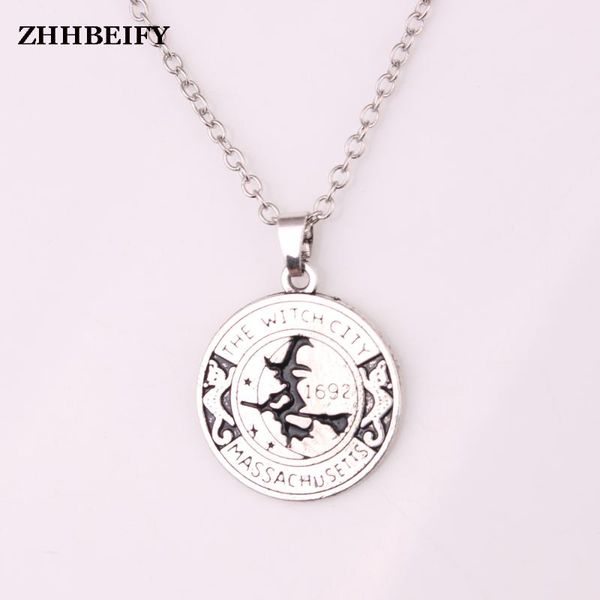 pendant necklaces drop witch magick amulet salem 1692 moon cat broom necklace, Silver
pendant necklaces drop witch magick amulet salem 1692 moon cat broom necklace, Silver