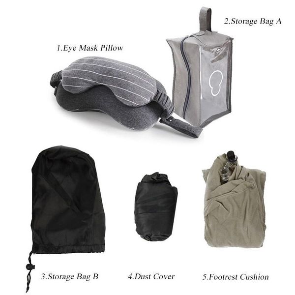 pillow travel neck and foot cushion set airplane train car inflatable rest eye mask sleeping with bags
pillow travel neck and foot cushion set airplane train car inflatable rest eye mask sleeping with bags