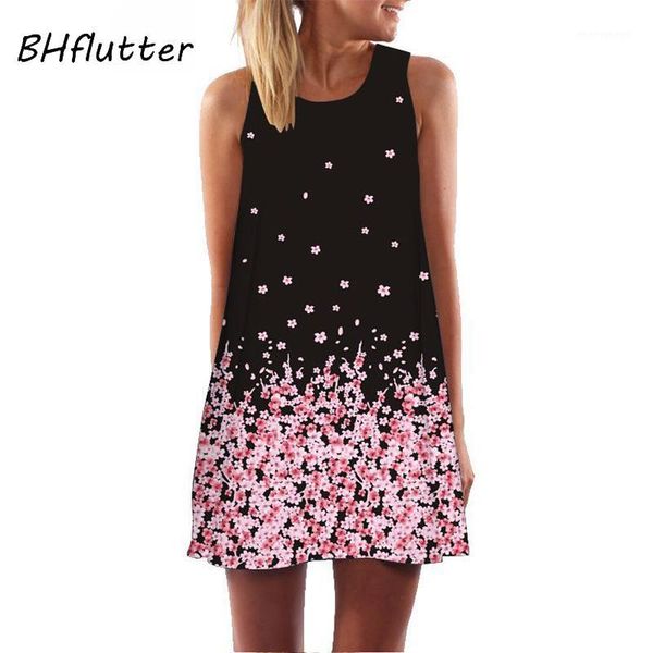 bhflutter vintage floral print dress women new casual loose chiffon summer dress mini sleeveless elegant party sukienki1, Black;gray
bhflutter vintage floral print dress women new casual loose chiffon summer dress mini sleeveless elegant party sukienki1, Black;gray