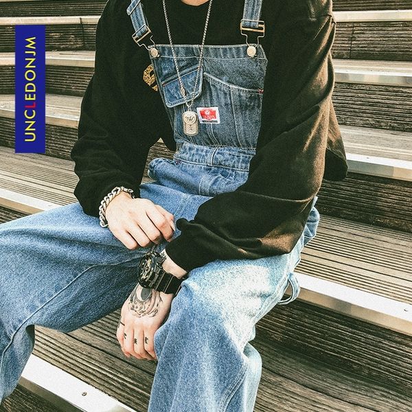 uncledonjm denim rompers mens single breasted jumpsuit cargo jean overalls one piece suits romper loose fit overalls jeans 201111, Blue
uncledonjm denim rompers mens single breasted jumpsuit cargo jean overalls one piece suits romper loose fit overalls jeans 201111, Blue