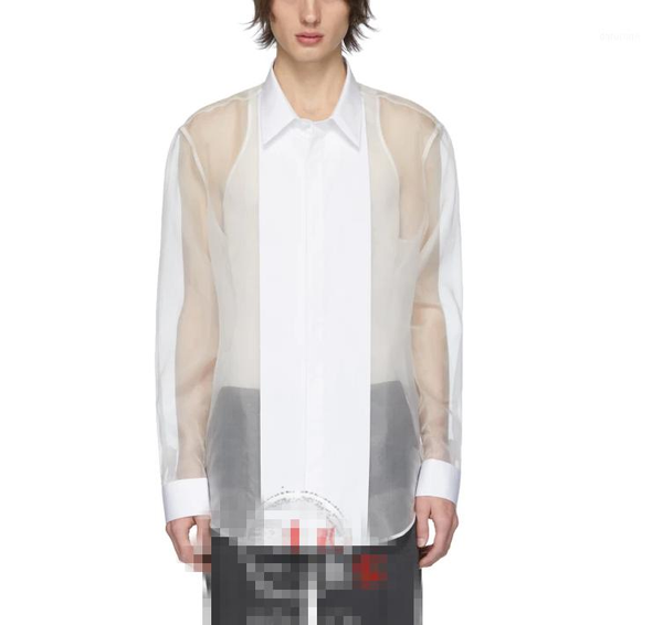 customized s-6xl new men's casual and versatile with transparent splicing and half through bottoming long sleeve shirt1, White;black
customized s-6xl new men's casual and versatile with transparent splicing and half through bottoming long sleeve shirt1, White;black