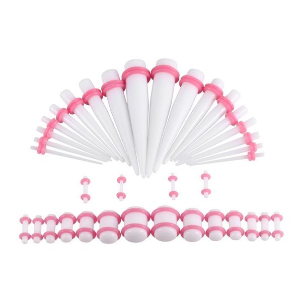36pcs/lot acrylic ear gauges taper and plug stretching kits mix color flesh tunnel plug expansion body piercing jewelry 14g-00g q sqcvii, Silver
36pcs/lot acrylic ear gauges taper and plug stretching kits mix color flesh tunnel plug expansion body piercing jewelry 14g-00g q sqcvii, Silver