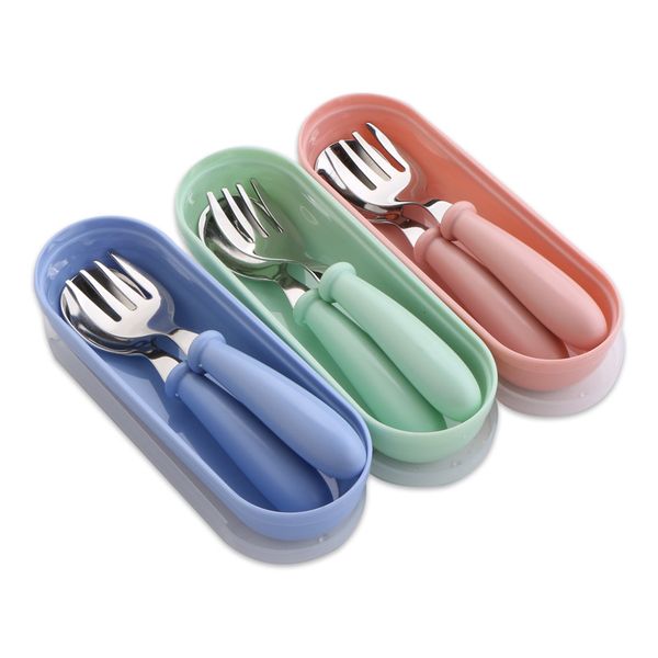 children's feeding spoon fork baby supplies tableware set child feeding stainless steel toddler tableware infant food feeding tableware
children's feeding spoon fork baby supplies tableware set child feeding stainless steel toddler tableware infant food feeding tableware