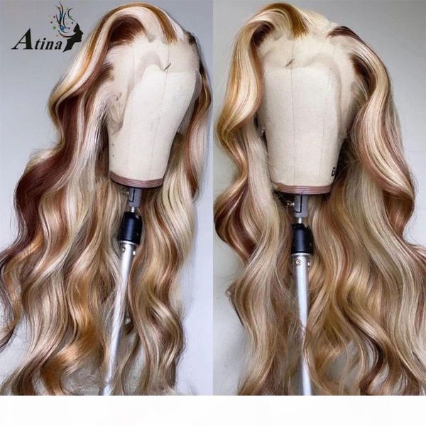 atina ombre colored body wave human hair wig pre plucked hd transparent glueless 613 bleack knots remy lace frontal wigs weave, Black;brown
atina ombre colored body wave human hair wig pre plucked hd transparent glueless 613 bleack knots remy lace frontal wigs weave, Black;brown