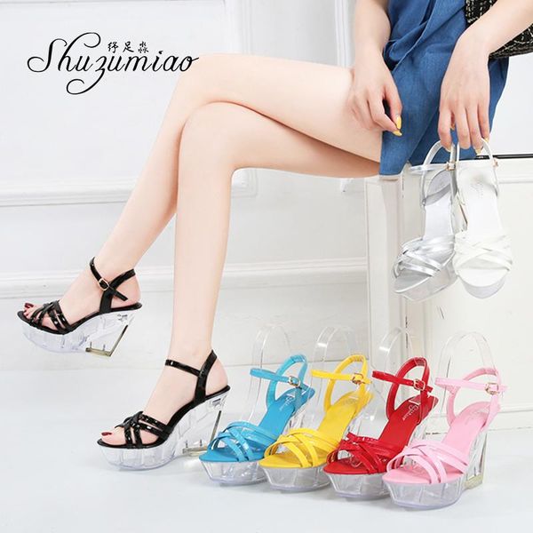 sandals shuzumiao women 2021 wedges nightclub high heels 10cm shoes crystal bottom model catwalk pole dancing, Black
sandals shuzumiao women 2021 wedges nightclub high heels 10cm shoes crystal bottom model catwalk pole dancing, Black