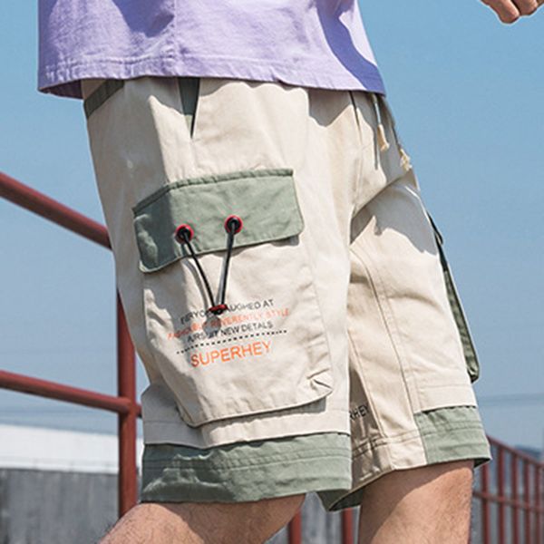 new summer pockets letter print men cargo shorts cotton streetwear hip hop man short pants sweatpants kg-187, White;black
new summer pockets letter print men cargo shorts cotton streetwear hip hop man short pants sweatpants kg-187, White;black