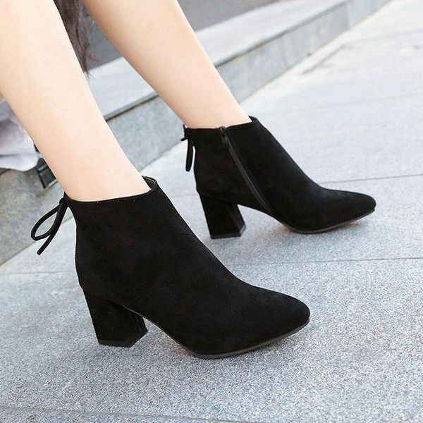 boots women shoes 2021 winter comfort warm ankle pointed toe heels all-match wedges booties woman buty damskie jesienne-173, Black
boots women shoes 2021 winter comfort warm ankle pointed toe heels all-match wedges booties woman buty damskie jesienne-173, Black