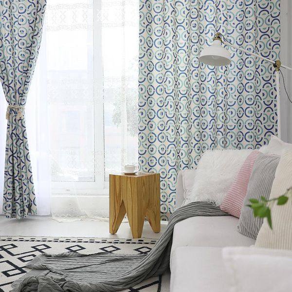 curtain & drapes curtains for living room half - life edge cotton and linen printed cloth
curtain & drapes curtains for living room half - life edge cotton and linen printed cloth