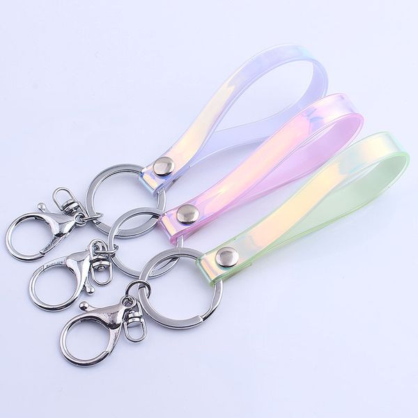 phone wrist straps keychain glossy bright leather cord hanging buckle laser soft glue lanyard doll pendant hand ropes, Silver
phone wrist straps keychain glossy bright leather cord hanging buckle laser soft glue lanyard doll pendant hand ropes, Silver