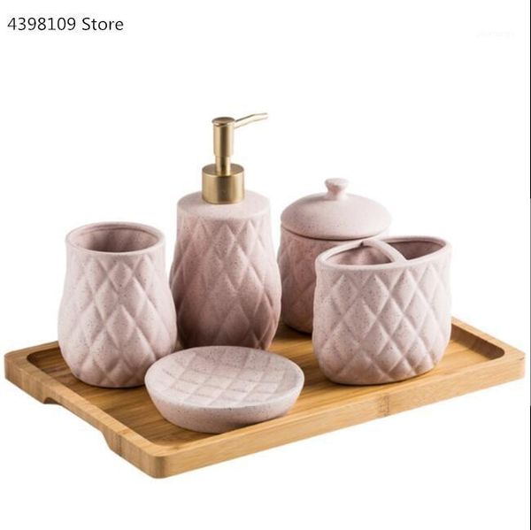 bath accessory set home sanitary retro ceramic lotion bottles toothbrush holder bathroom accessories suite toiletries1
bath accessory set home sanitary retro ceramic lotion bottles toothbrush holder bathroom accessories suite toiletries1