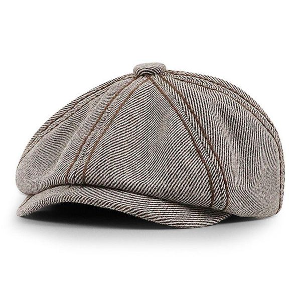 unisex vintage twill wooden ivy flat cap newsboy striped octagonal beret hat l9be, Blue;gray
unisex vintage twill wooden ivy flat cap newsboy striped octagonal beret hat l9be, Blue;gray
