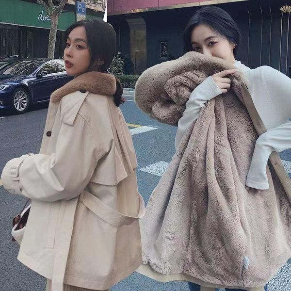women's fur & faux womens jackets coat plus size ladies overcoat lining winter warm thick women fake, Black
women's fur & faux womens jackets coat plus size ladies overcoat lining winter warm thick women fake, Black
