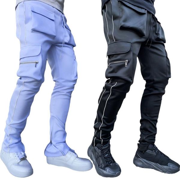 new running jogging pants men stretch cargo pants cotton gym mens bodybuilding training fitness trousers sportswear, Black
new running jogging pants men stretch cargo pants cotton gym mens bodybuilding training fitness trousers sportswear, Black