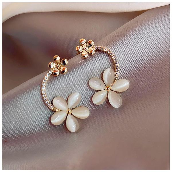 sweet elegant petal drop earrings for women shiny korean delicate zircon earring long dangle earrings luxury jewelry, Silver
sweet elegant petal drop earrings for women shiny korean delicate zircon earring long dangle earrings luxury jewelry, Silver