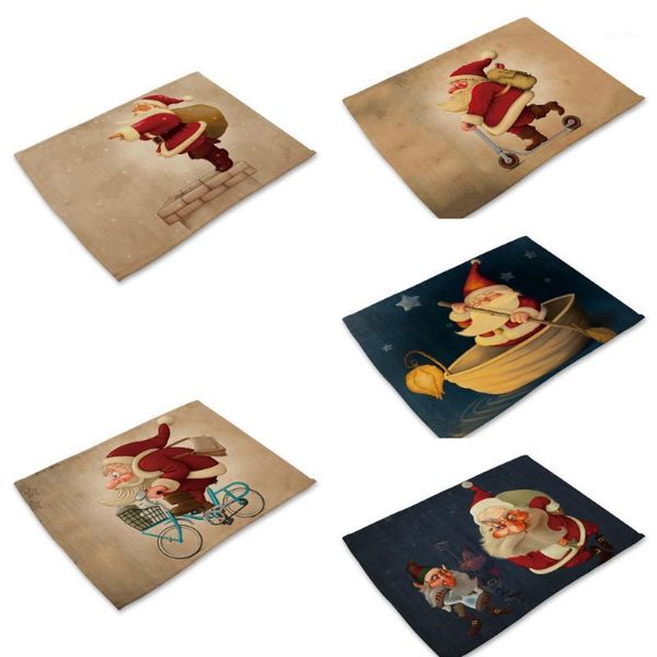 40*30cm christmas series placemat flax table mat anti-scalding pad xmas kitchen decoration dining accessories home textile1
40*30cm christmas series placemat flax table mat anti-scalding pad xmas kitchen decoration dining accessories home textile1