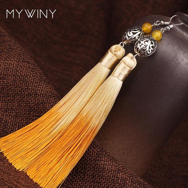 9 colors gradient colors ethnic earrings,new summer dangle earrings, vintage jewelry cotton color glowing tassel earrings, Silver
9 colors gradient colors ethnic earrings,new summer dangle earrings, vintage jewelry cotton color glowing tassel earrings, Silver