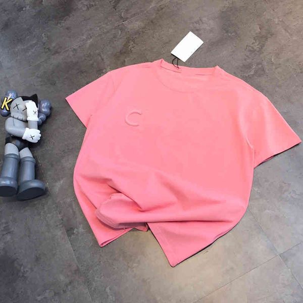 2022 factory wholesale new summer casual loose women's concave convex letter pullover short sleeve t-shirt ell1, White
2022 factory wholesale new summer casual loose women's concave convex letter pullover short sleeve t-shirt ell1, White