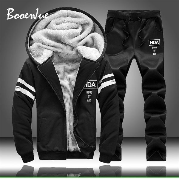 tracksuit men fleece hoodies set warm sweatshirt print jogging homme thick hoodie+pants sportswear tracksuit and pants 201201, Gray
tracksuit men fleece hoodies set warm sweatshirt print jogging homme thick hoodie+pants sportswear tracksuit and pants 201201, Gray