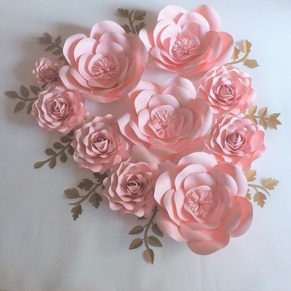 decorative flowers & wreaths 2021 baby pink rose giant paper backdrop 10pcs +gold leaves 9pcs for wedding event nursery shower artificial1
decorative flowers & wreaths 2021 baby pink rose giant paper backdrop 10pcs +gold leaves 9pcs for wedding event nursery shower artificial1