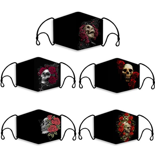 fashion factory halloween design face party masks printed skull rose cover mouth breathable dust pm2.5 washable and reusable adjustable
fashion factory halloween design face party masks printed skull rose cover mouth breathable dust pm2.5 washable and reusable adjustable