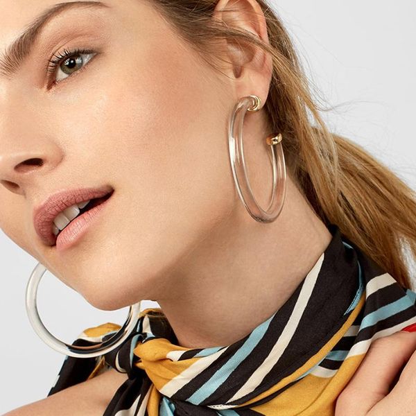 srcoi minimalsit round acrylic hoop earrings big large circle geometric c shape geometric transparent bohemia earrings sale, Golden;silver
srcoi minimalsit round acrylic hoop earrings big large circle geometric c shape geometric transparent bohemia earrings sale, Golden;silver