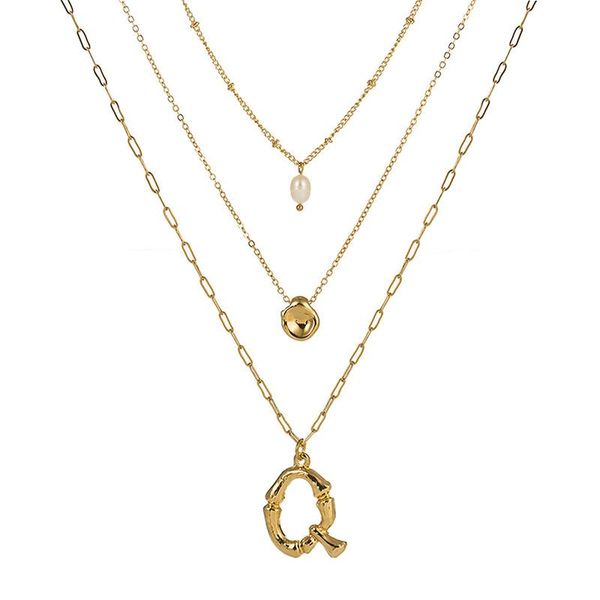 pendant necklaces women cute gold color alloy a-z letter long necklace multi layer natural pearl alphabet for birthday gift, Silver
pendant necklaces women cute gold color alloy a-z letter long necklace multi layer natural pearl alphabet for birthday gift, Silver