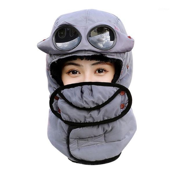 cycling caps & masks snow earflap with glasses autumn skiing skating winter warm thermal outdoor windproof hunting trapper hat1, Black
cycling caps & masks snow earflap with glasses autumn skiing skating winter warm thermal outdoor windproof hunting trapper hat1, Black