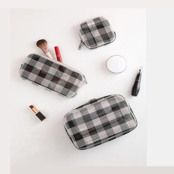 3pcs/set women cosmetic bag lattice makeup pouch zipper clear makeup case organizer toiletry beauty wash storage pouch
3pcs/set women cosmetic bag lattice makeup pouch zipper clear makeup case organizer toiletry beauty wash storage pouch