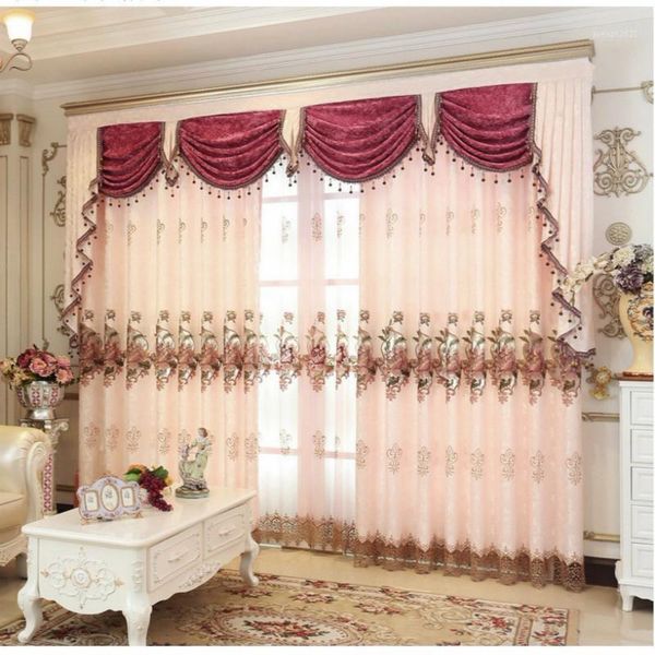 curtain pink gold-brown embroidered beads curtains for living room luxury european style sheer curtains valance1
curtain pink gold-brown embroidered beads curtains for living room luxury european style sheer curtains valance1