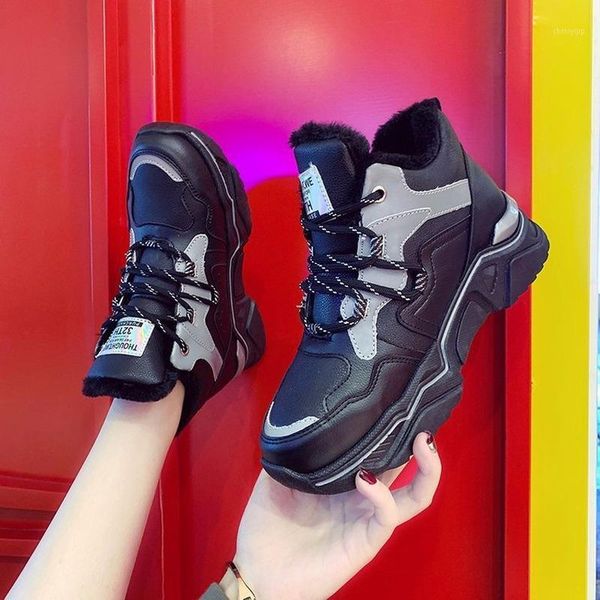 winter shoes female new women's plus velvet cotton thick-soled warm snow ankle boots platform high boots botas mujer e11-911, Black
winter shoes female new women's plus velvet cotton thick-soled warm snow ankle boots platform high boots botas mujer e11-911, Black