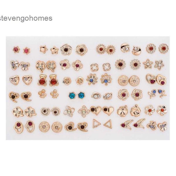 simple 36 pairs of korean small geometric set plastic women's diamond earrings, Golden
simple 36 pairs of korean small geometric set plastic women's diamond earrings, Golden