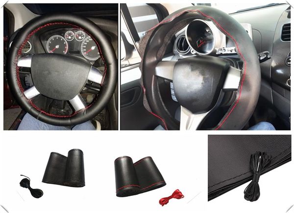 38см diy автомобиля крышка рулевого колеса мягкие кожаные плетеные иглы аксессуары для corsa antara meriva zafira insignia
38см diy автомобиля крышка рулевого колеса мягкие кожаные плетеные иглы аксессуары для corsa antara meriva zafira insignia