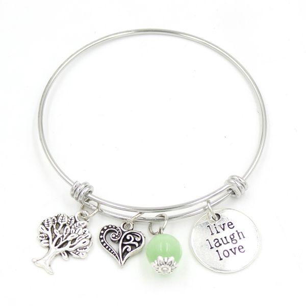 wholesale stainless steel bangle synthetic opal bead inspiration heart tree of life charms bracelet&bangle for women girls birthday gifts, Golden;silver
wholesale stainless steel bangle synthetic opal bead inspiration heart tree of life charms bracelet&bangle for women girls birthday gifts, Golden;silver