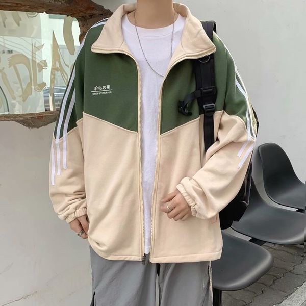 yu wenle hoodie brand autumn and winter plush thickening korean fashion ins men's jacket color matching, Black
yu wenle hoodie brand autumn and winter plush thickening korean fashion ins men's jacket color matching, Black