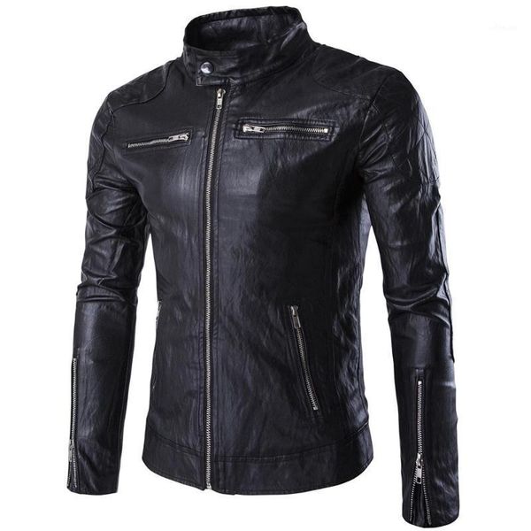 2020 new mens autumn winter pu leather punk jacket coat size m-6xl leather jacket men mens winter coat men1, Black
2020 new mens autumn winter pu leather punk jacket coat size m-6xl leather jacket men mens winter coat men1, Black