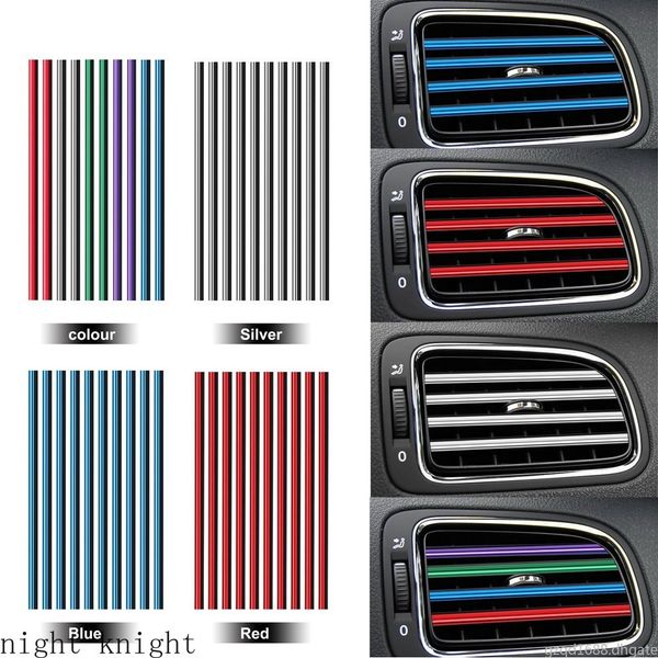 10pieces car auto air outlet vent interior decorative stickers decals strip car accessories
10pieces car auto air outlet vent interior decorative stickers decals strip car accessories