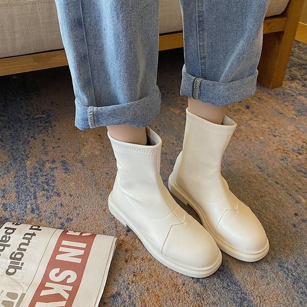 flat heel lady boots shoes round toe luxury designer low rock mid calf fashion rubber autumn mid-calf lace-up cotton, Black
flat heel lady boots shoes round toe luxury designer low rock mid calf fashion rubber autumn mid-calf lace-up cotton, Black