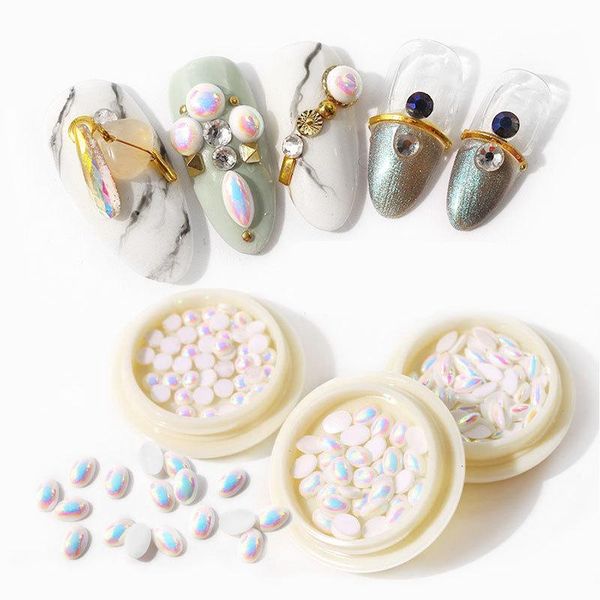 nail art decorations 1 box round square pearls flat back 3d white ab imitation decoration jewelry manicure design diy tools, Silver;gold
nail art decorations 1 box round square pearls flat back 3d white ab imitation decoration jewelry manicure design diy tools, Silver;gold